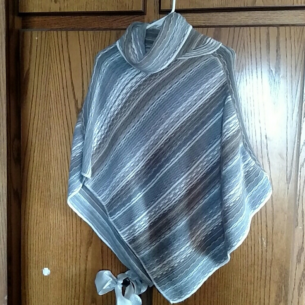 Maurice's striped poncho